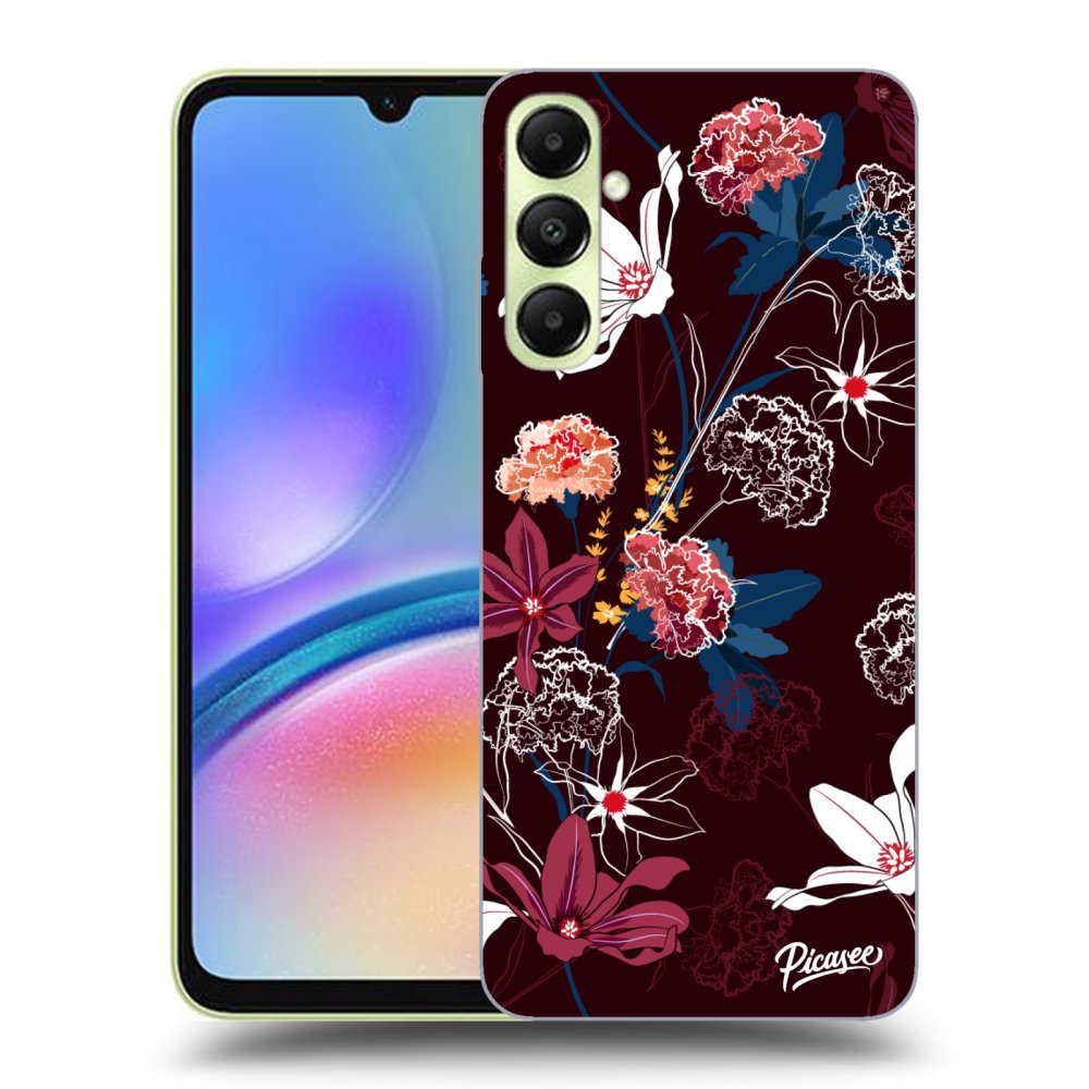 Samsung Galaxy A05s A057G Hülle - Transparentes Silikon - Dark Meadow