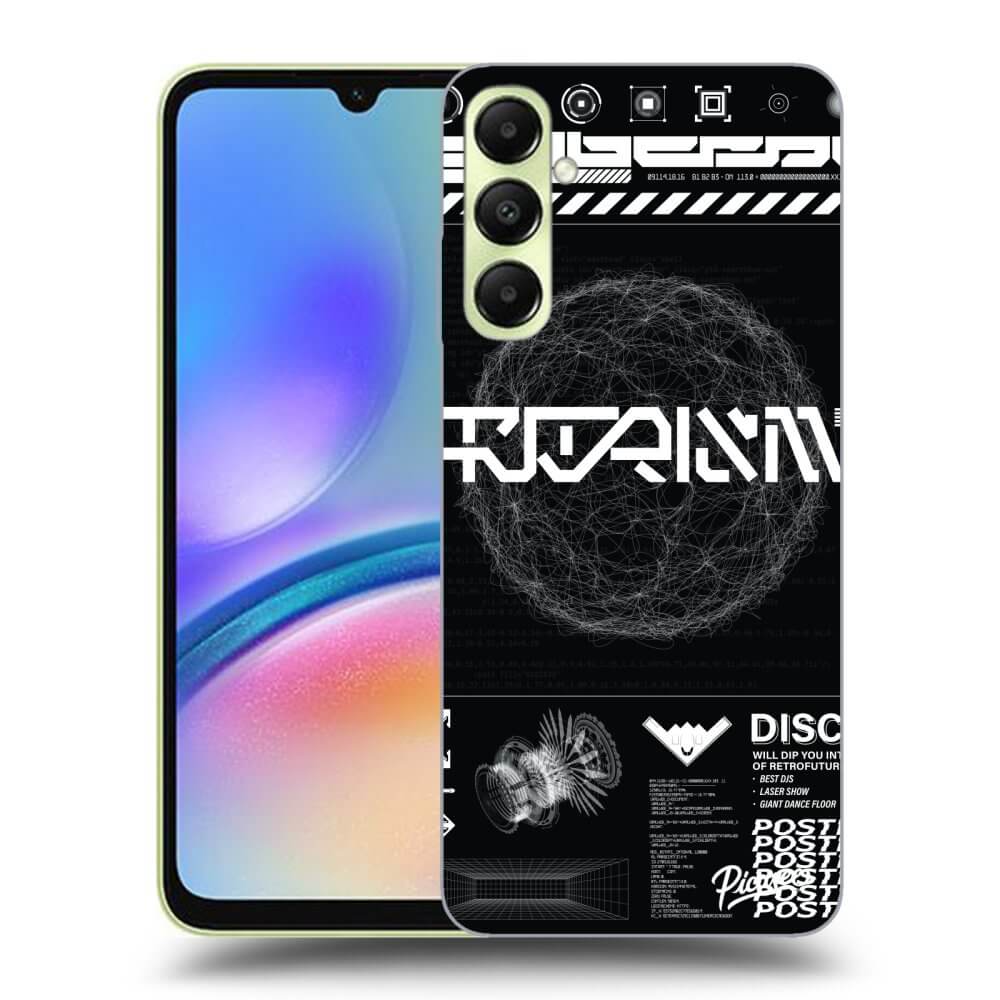 Samsung Galaxy A05s A057G Hülle - Transparentes Silikon - BLACK DISCO