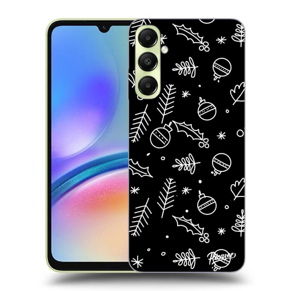 Samsung Galaxy A05s A057G Hülle - Schwarzes Silikon - Mistletoe