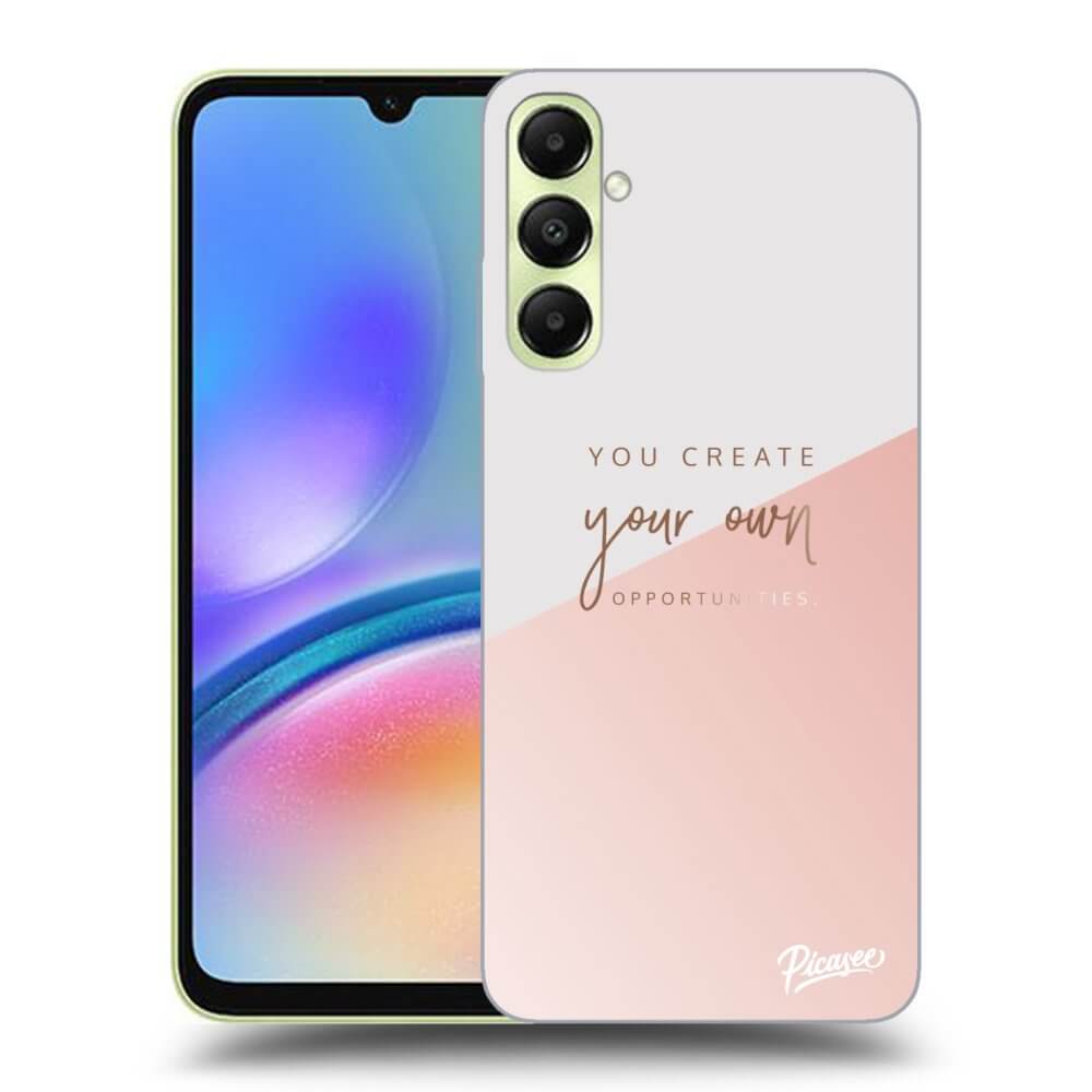 Samsung Galaxy A05s A057G Hülle - Schwarzes Silikon - You Create Your Own Opportunities