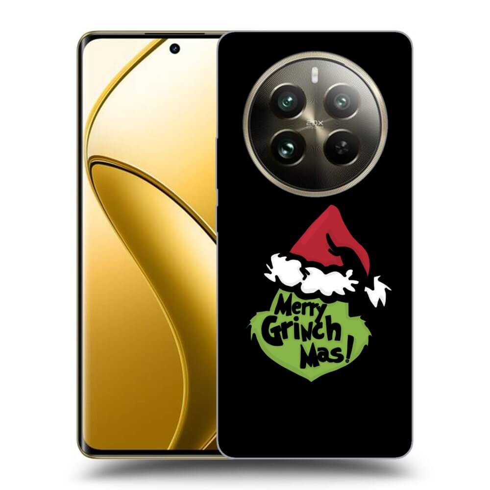 Realme 12 Pro 5G Hülle - Schwarzes Silikon - Grinch 2