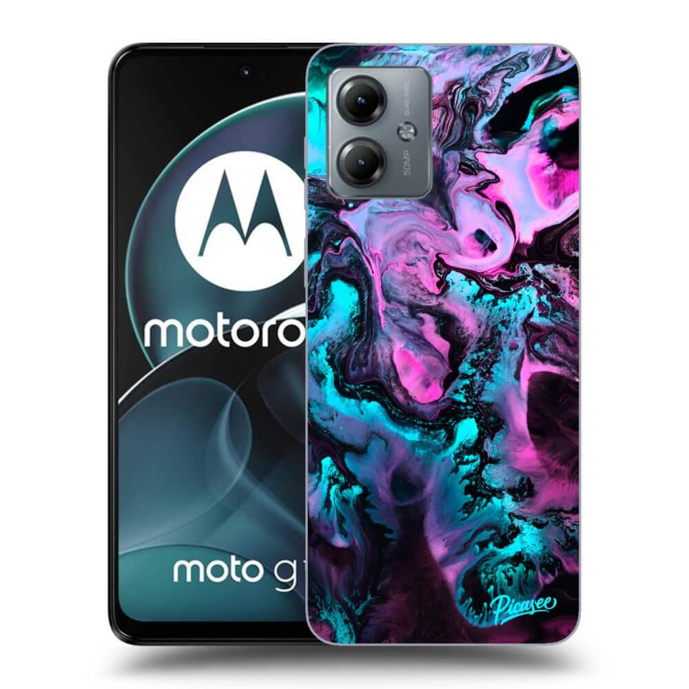 Motorola Moto G14 Hülle - Schwarzes Silikon - Lean