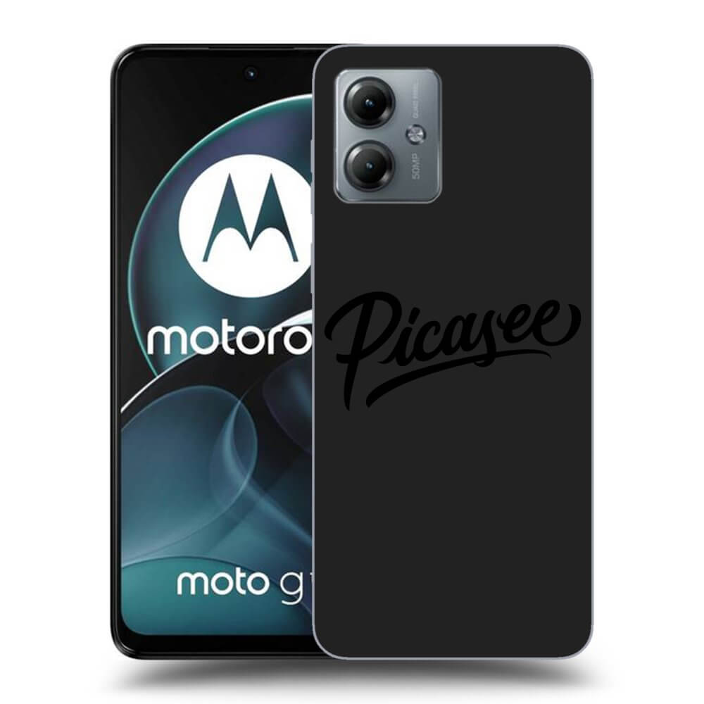 Motorola Moto G14 Hülle - Schwarzes Silikon - Picasee - Black