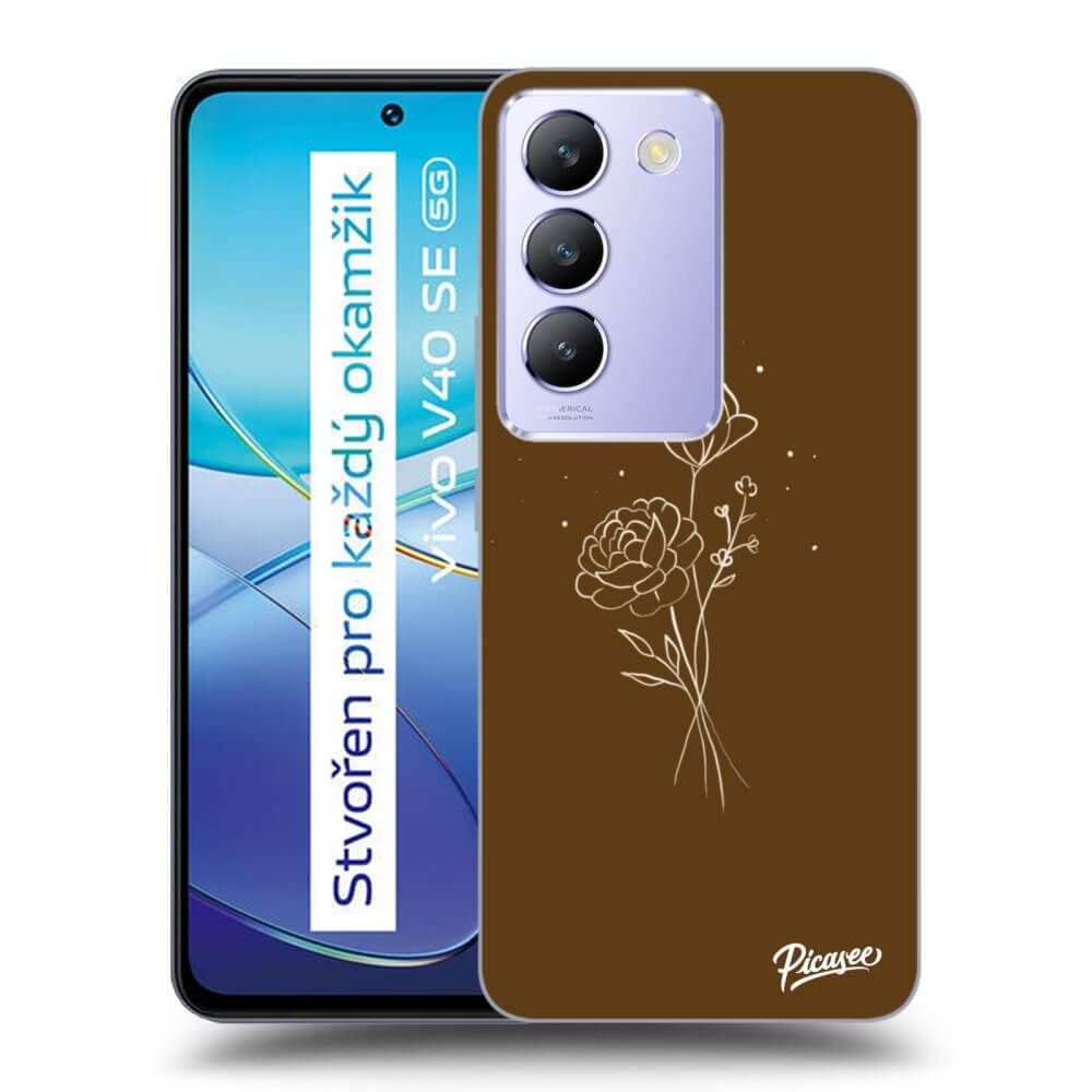 ULTIMATE CASE Für Vivo V40 SE 5G - Brown Flowers