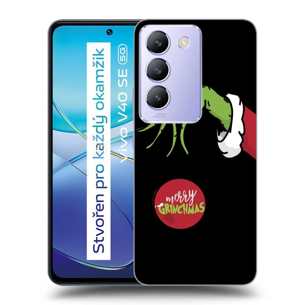 Vivo V40 SE 5G Hülle - Schwarzes Silikon - Grinch