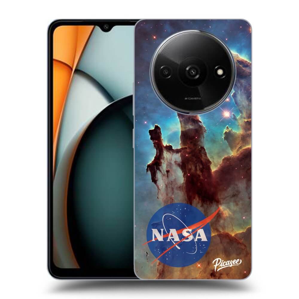 Xiaomi Redmi A3 Hülle - Schwarzes Silikon - Eagle Nebula