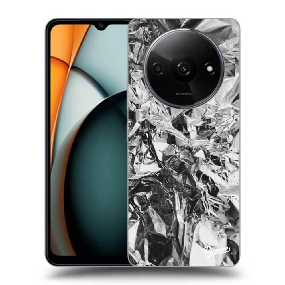 Xiaomi Redmi A3 Hülle - Schwarzes Silikon - Chrome