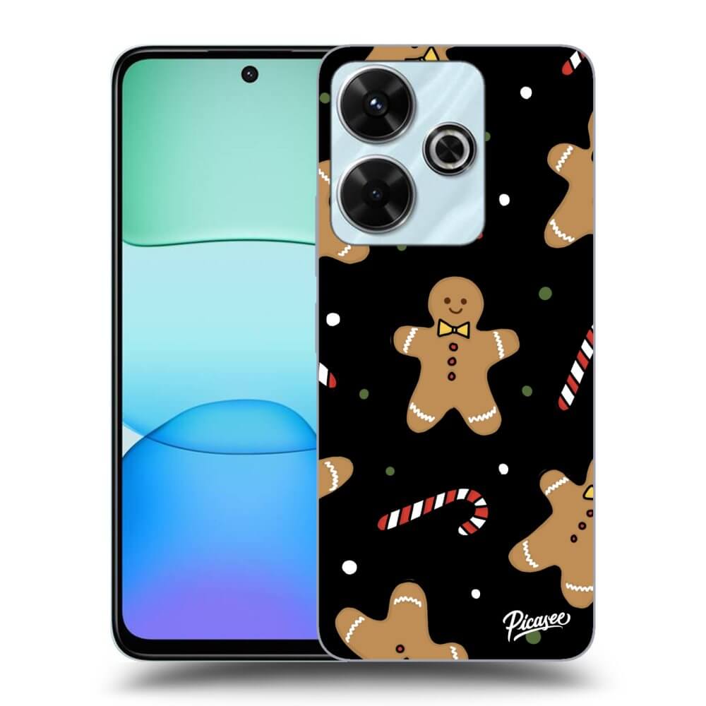 Xiaomi Redmi 13 4G Hülle - Schwarzes Silikon - Gingerbread