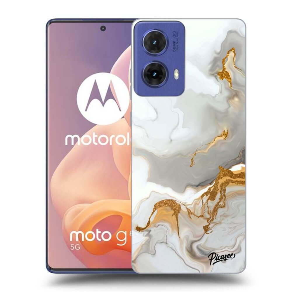 Motorola Moto G85 Hülle - Schwarzes Silikon - Her