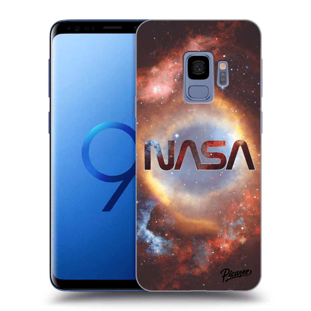 Samsung Galaxy S9 G960F Hülle - Schwarzes Silikon - Nebula