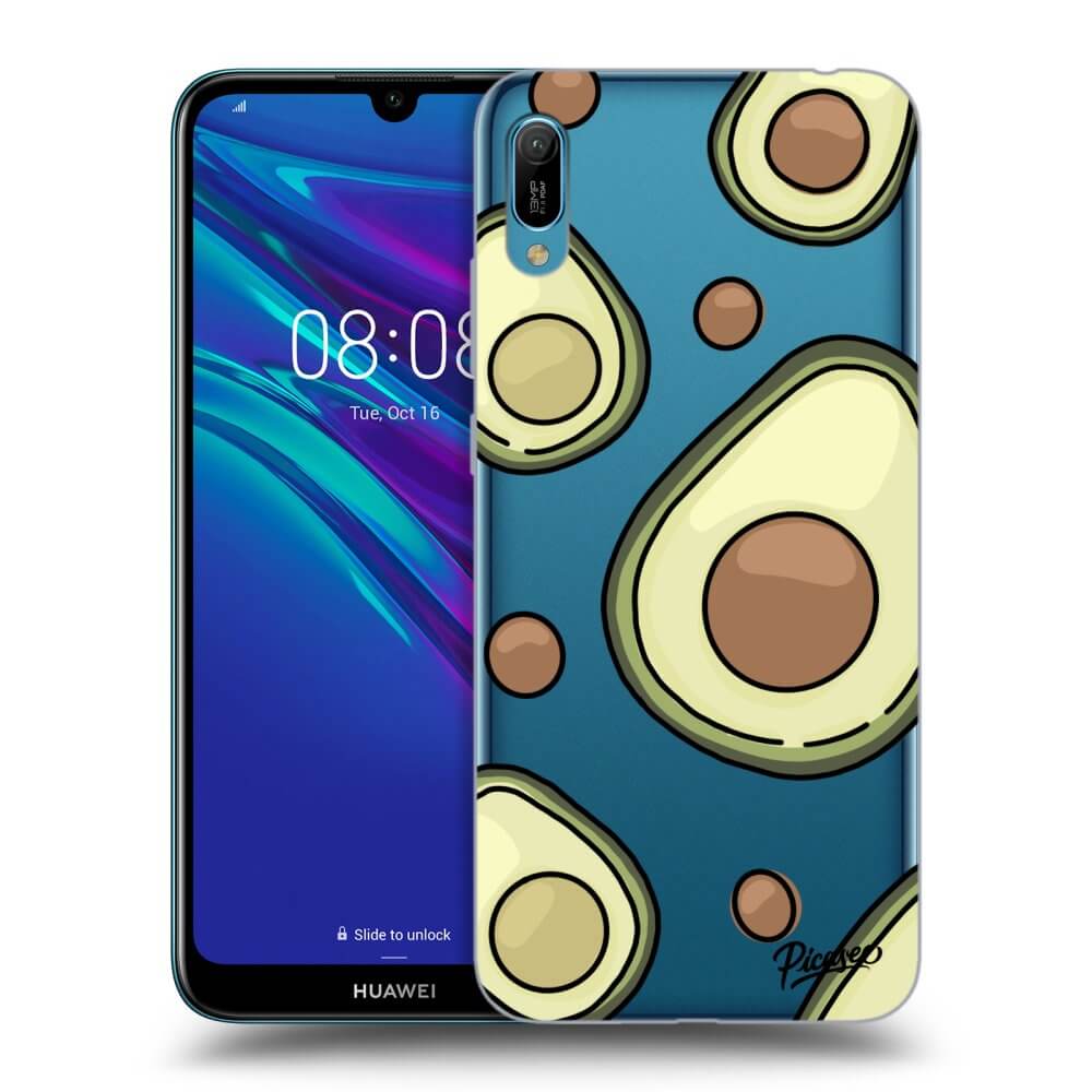 Huawei Y6 2019 Hülle - Transparentes Silikon - Avocado