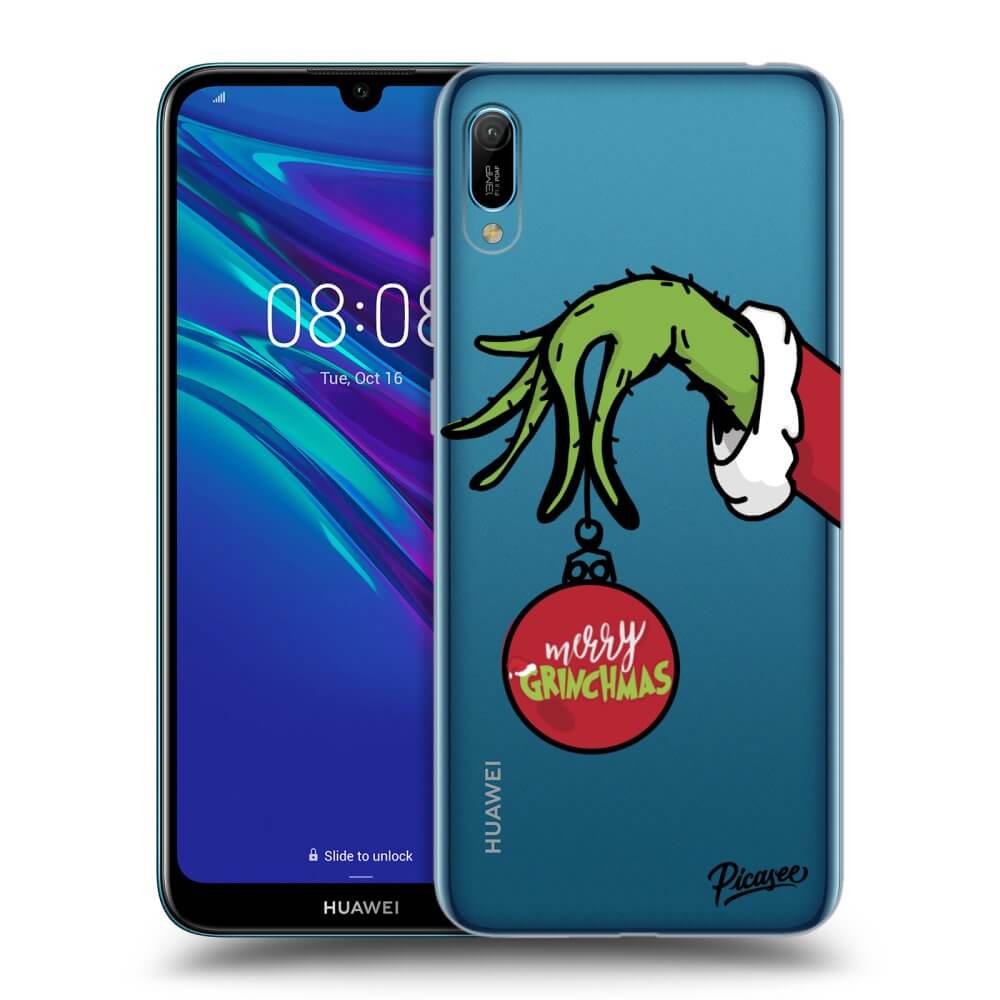 Huawei Y6 2019 Hülle - Transparentes Silikon - Grinch