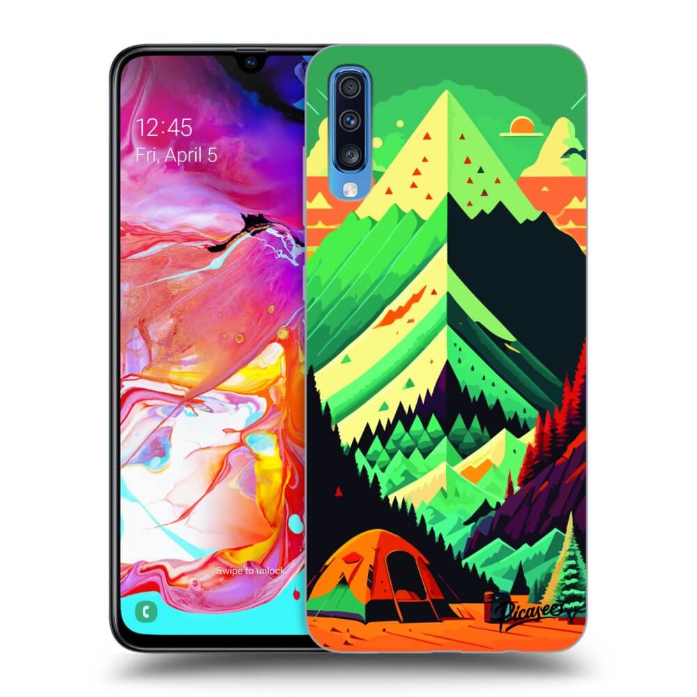 Samsung Galaxy A70 A705F Hülle - Transparentes Silikon - Whistler